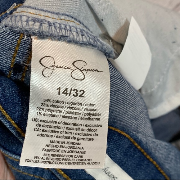 Jessica Simpson Rolled Crop Skinny Jeans NWT - Picture 6 of 8